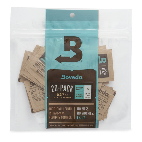 Boveda 58%-62% RH (Size 1), 20 Pack – Made 2 Order Merch