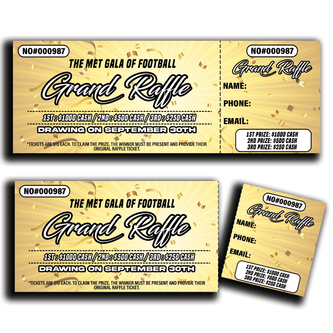 Order Raffle Tickets Custom Raffle Tickets – Made 2 Order Merch
