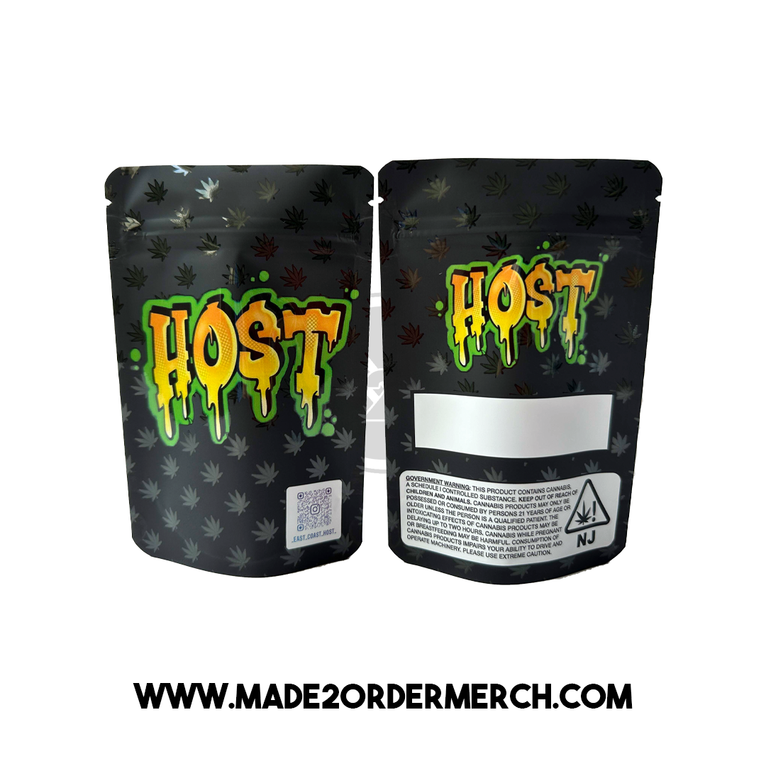 UV Spot Custom Printed Mylar Bags