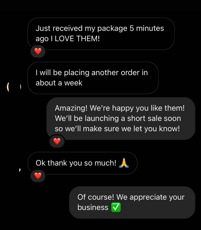 Client testimonial