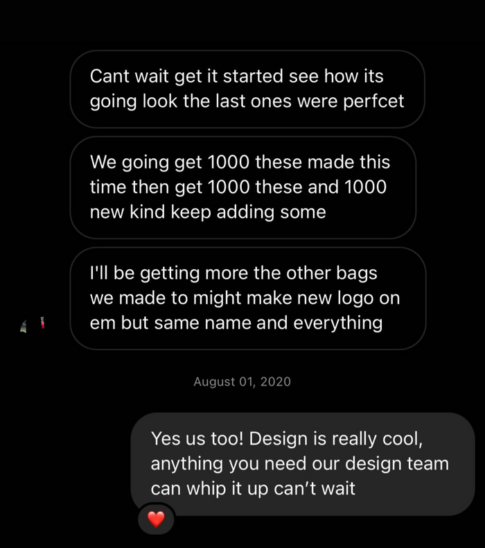 Client testimonial