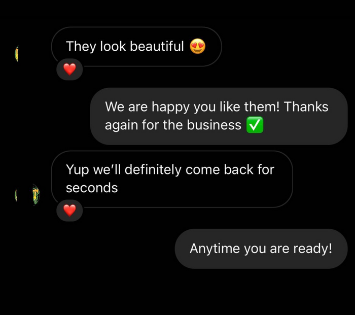 Client testimonial