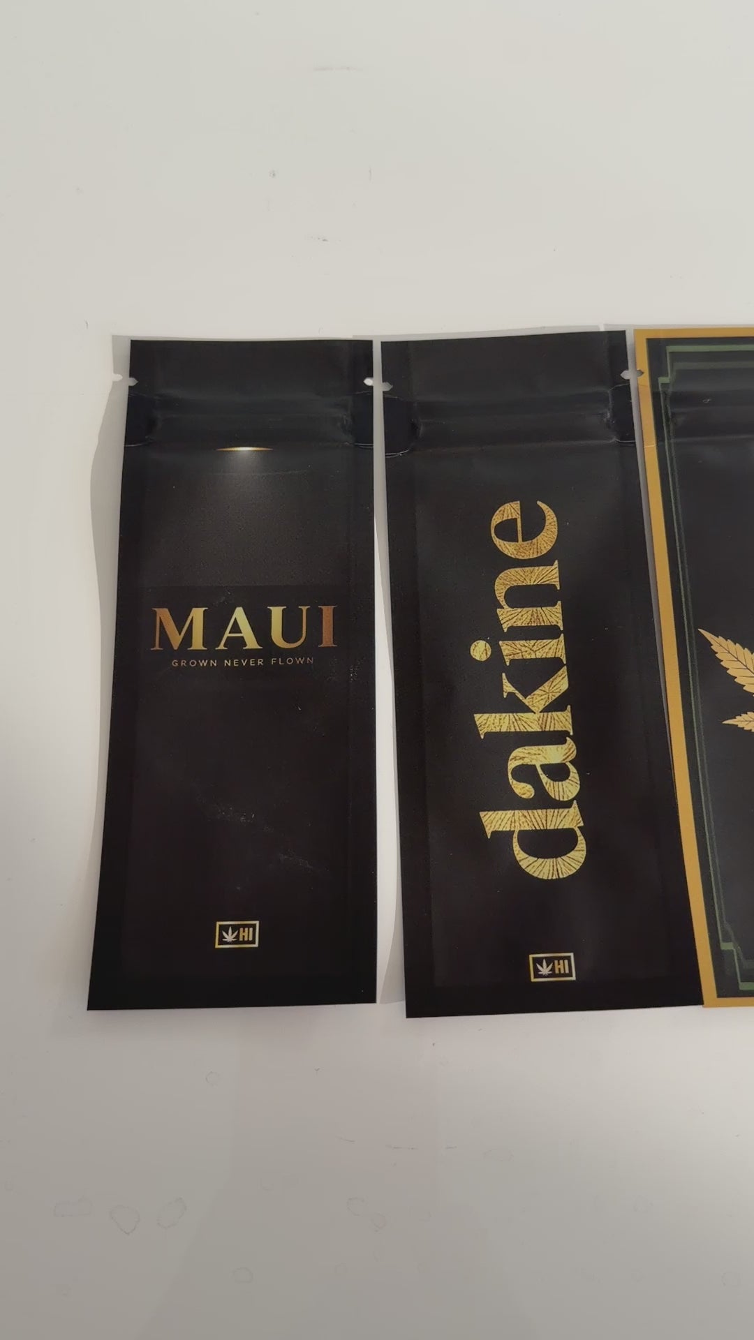 2x7" Direct Print Mylar Bags