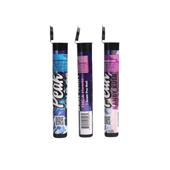 Custom Labeled Plastic PreRoll Tubes