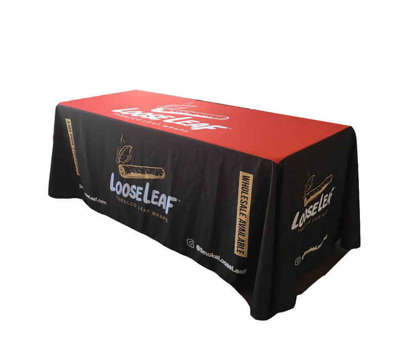 Custom Printed Table Cloth (4 ft, 6 ft or 8 ft)