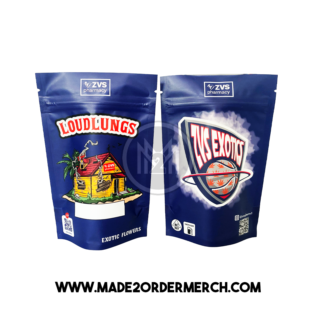 4x6x2.5" (7g) Custom Standard Printed Mylar Bags