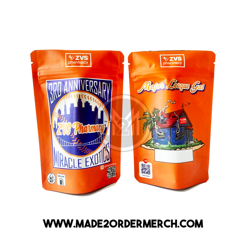 Custom Printed Mylar Bag  Colorful Packaging Design Pouches