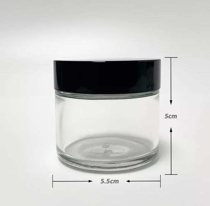 Custom Labeled Glass Jars (3.5g - 90ML)