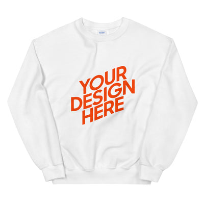 Customizable Unisex Sweatshirt (Upload Artwork) - Made 2 Order Merch