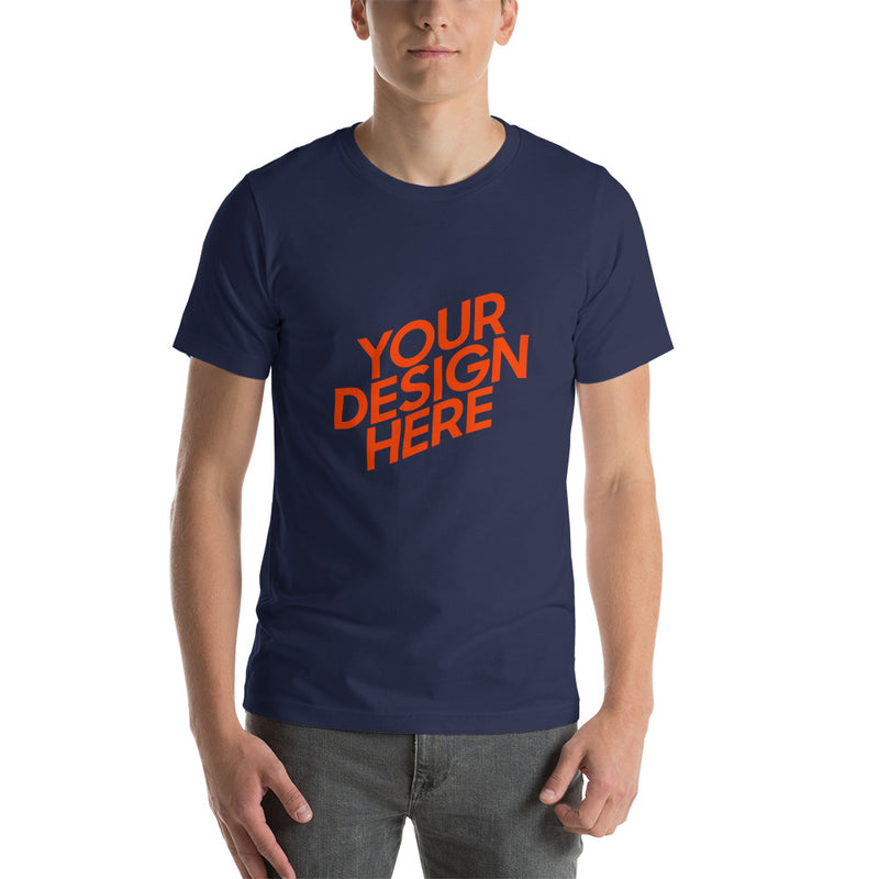 Customizable Short-Sleeve Unisex T-Shirt (Upload Artwork) - Made 2 Order Merch