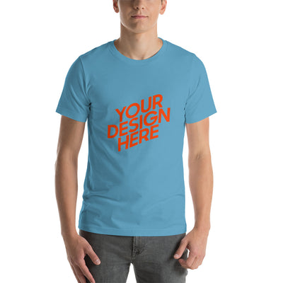 Customizable Short-Sleeve Unisex T-Shirt (Upload Artwork) - Made 2 Order Merch